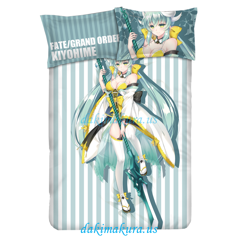 Kiyohime - Fate Grand Order Japanese Anime Bed Sheet Duvet Cover with Pillow Covers Kiyohime - Fate Grand Order Japanese Anime Bed Sheet Duvet Cover with Pillow Covers
